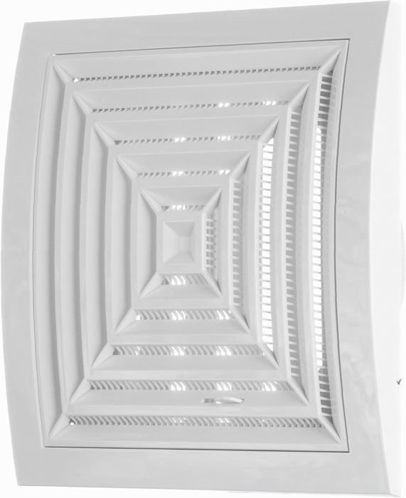 150Mm Grille De Ventilation Blanche En Plastique Abs Avec Moustiquaire ...
