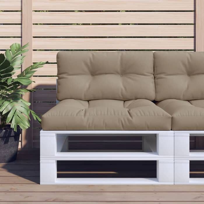 vidaXL Coussin Palette 80x40x12 cm - vue 2