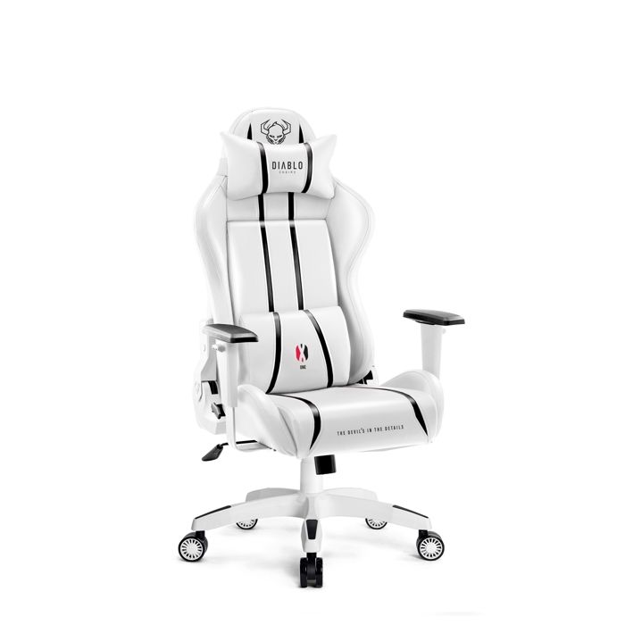Chaise Gaming - Diablo - X-One 2.0 Small - Cuir écologique HDS™ - Réglable en hauteur - Accoudoirs réglables