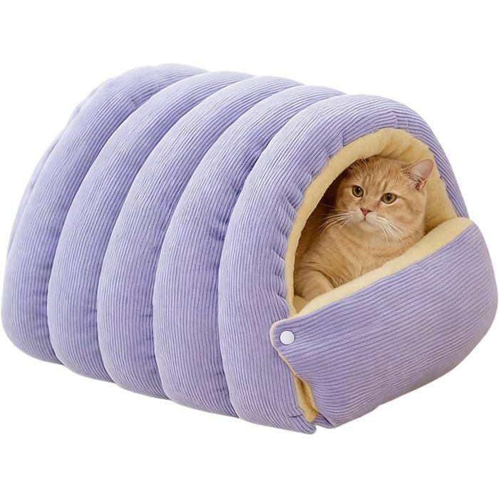 Meilleurs prix pour Lit fermé pour chat nichoir pour animal domestique u2013 Lit chauffant pour chien petite moyenne et gran M#violet CORBEILLE