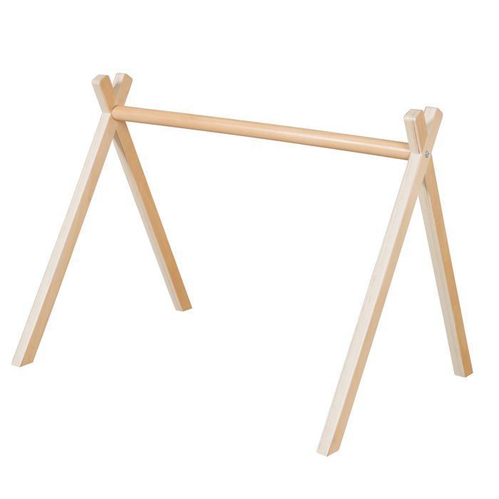 Portique d'activité et d'éveil avec hochets, jouet en bois Nic walter