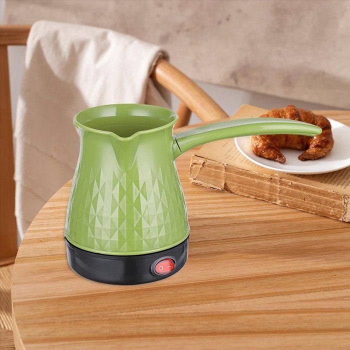 JINGDEHAO Cafetière Turque Électrique Cafetière Manuelle Infusion de Café Ménage Petite Machine à Café Prise UE A