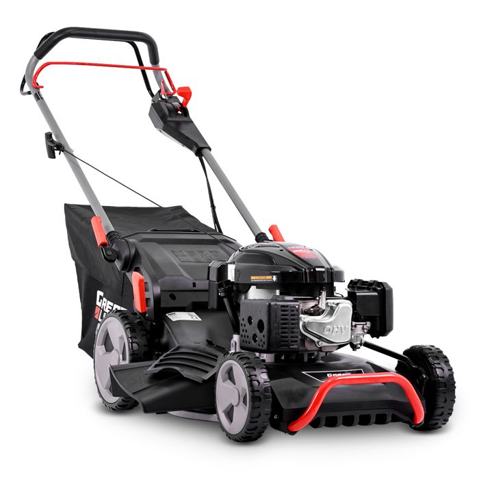 Tondeuse thermique tractée 196CC mulching et éjection latérale