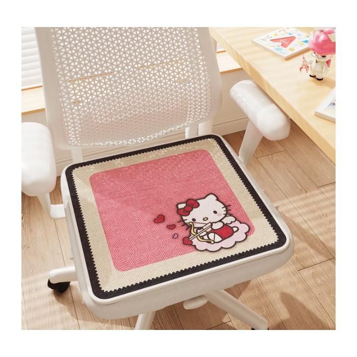 Hello Kitty 45×45cm coussin respirant anti-transpirant été pour chaise bureau repas maison
