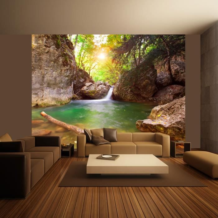 Papier Peint Petite Riviere De Montagne 300x231 Paysages Riviere Et Cascade Achat Vente Papier Peint Papier Peint Petite Cdiscount