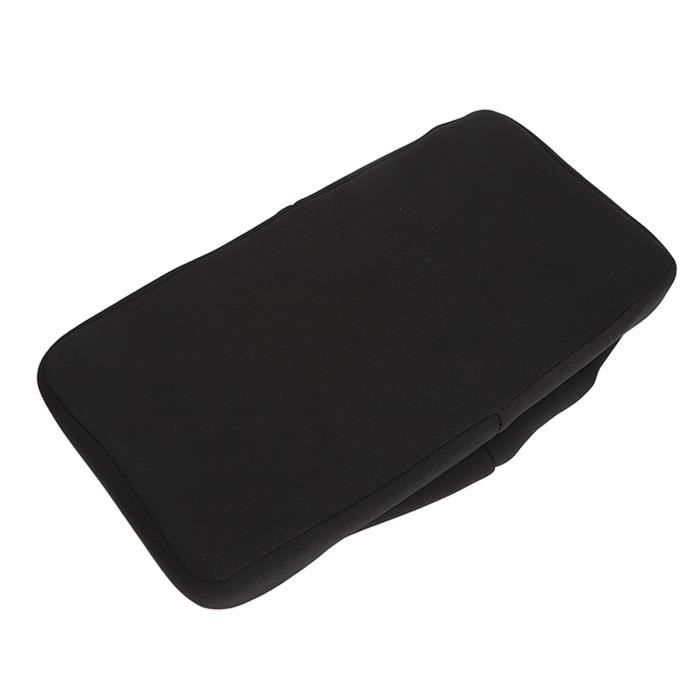 Coussin Genou Voiture - Mousse Mémoire, Cuir - Noir/Beige - Pack De 2