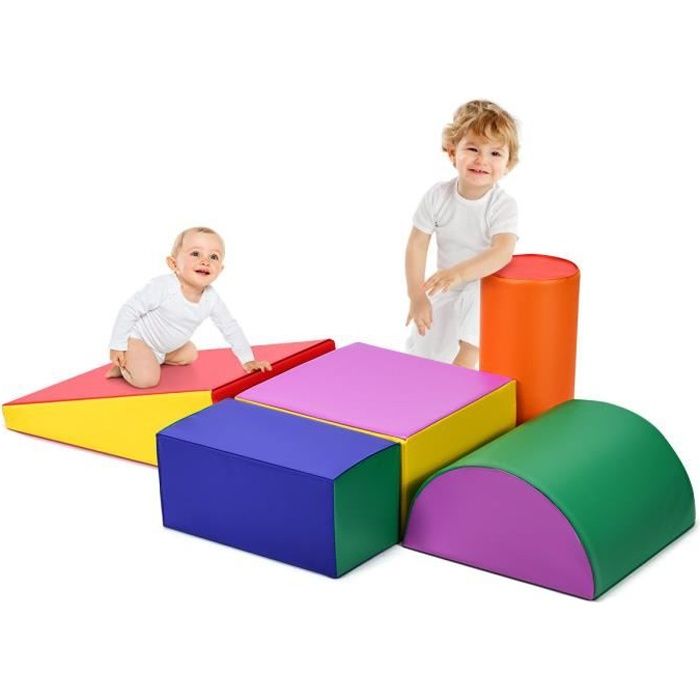 Blocs de Construction en Mousse Colorée COSTWAY - Grands XL