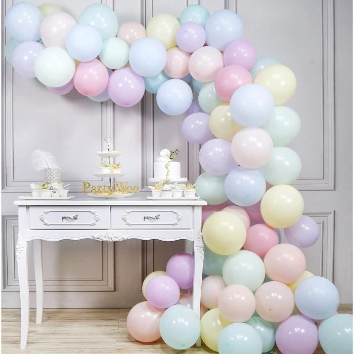 Ballon Pastel Anniversaire Achat Vente Pas Cher