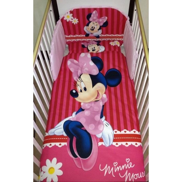 Minnie Disney Lit Bebe Fille Tour De Lit Housse De Couette Taie Cdiscount Maison Minnie Disney Lit Bebe Fille Tour De Lit Housse De Couette Taie Cdiscount Maison