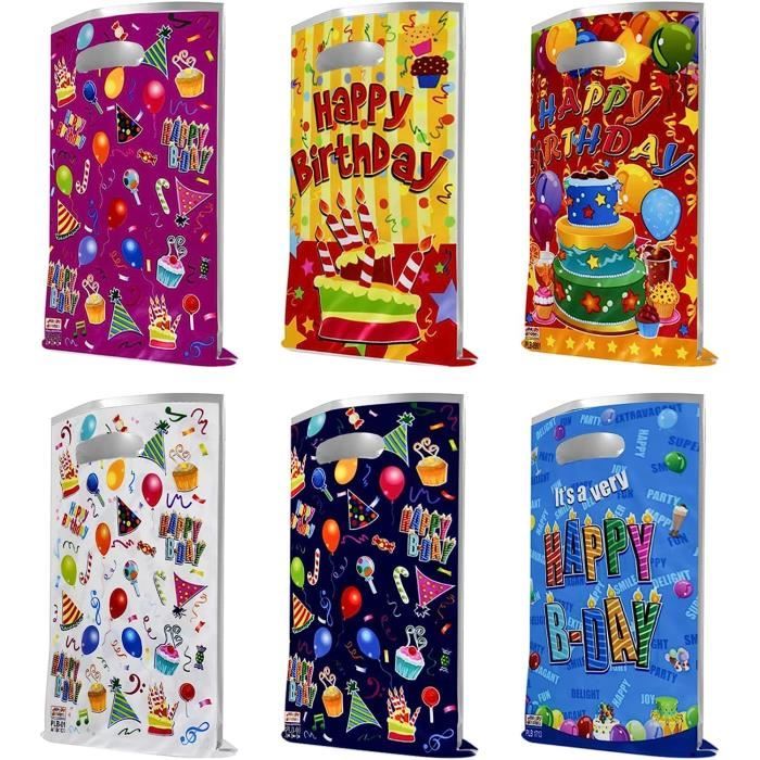 SacsCadeaux Anniversaire Enfant, Sachet Bonbons Anniversaire, Sachet