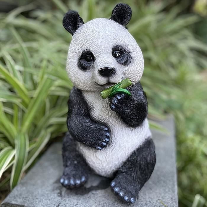 ZKLNB Belle Statue De Panda De Jardin en Plein Air Sculpture De