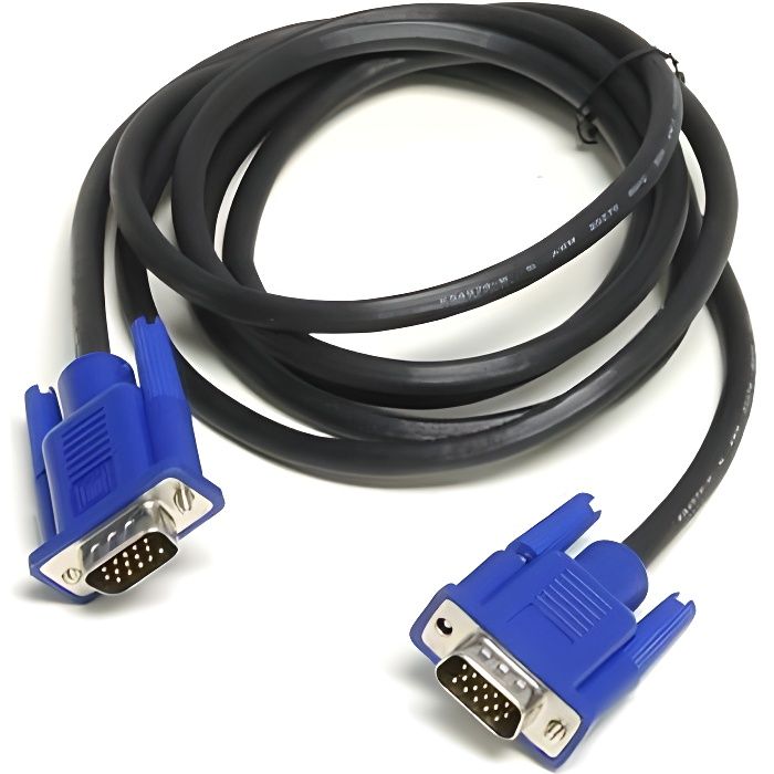 EKYLIN VGA à VGA Câble, 1.5 m / 5 Pieds VGA Mâle vers Mâle Vidéo