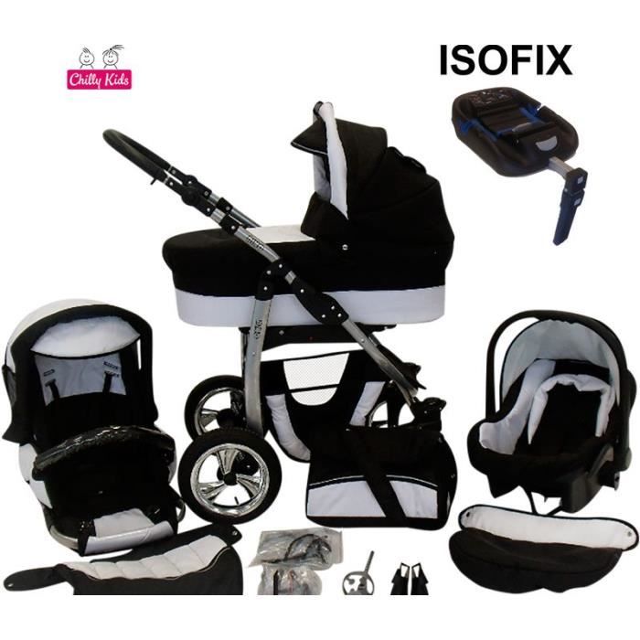 poussette trio isofix