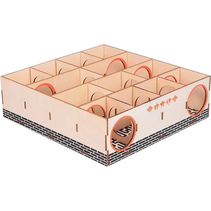 HAPE - Labyrinthe magnétique en bois - E1714 - Animaux de la jungle