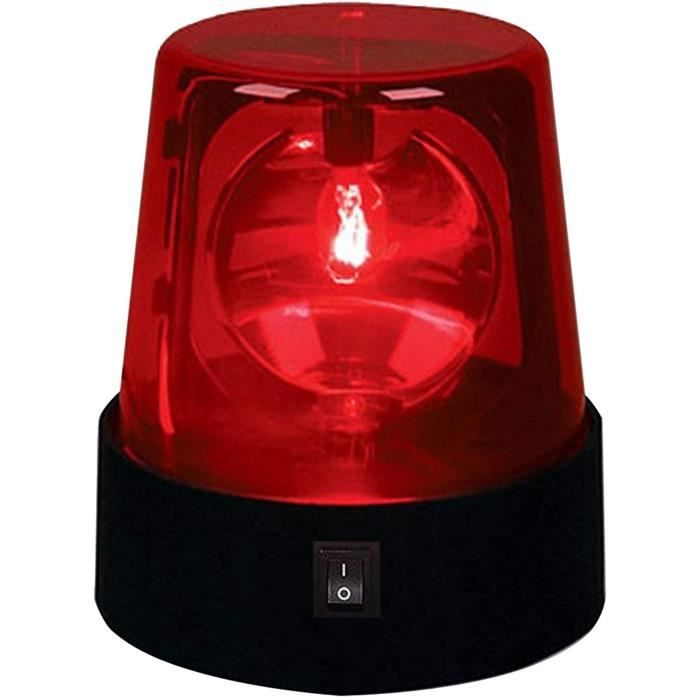 Lampe stroboscopique à LED rotative d'urgence pour voiture avec prise et  interrupteur d'allume-cigare 10 V rouge - Cablematic