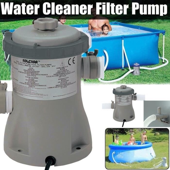 Pompe Electrique De Filtre De Piscine 220 240v Pour L Outil De Nettoyage De Piscines Hors Terre Return 86 Achat Vente Piscine Pompe Electrique De Filtre De Cdiscount