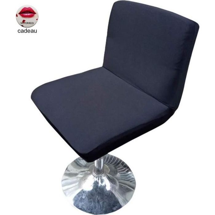 Housses De Chaise Hautes Extensibles - Lot De 4, Noir, Polyester/Spandex