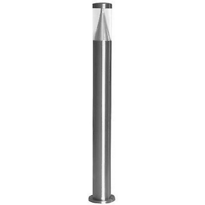 Borne 15 Led Eclairage 80 Cm Design Tube Inox Potelet Lampe Jardin Terrasse Luminaire Exterieur Achat Vente Borne 15 Led Eclairage 80 C Cdiscount