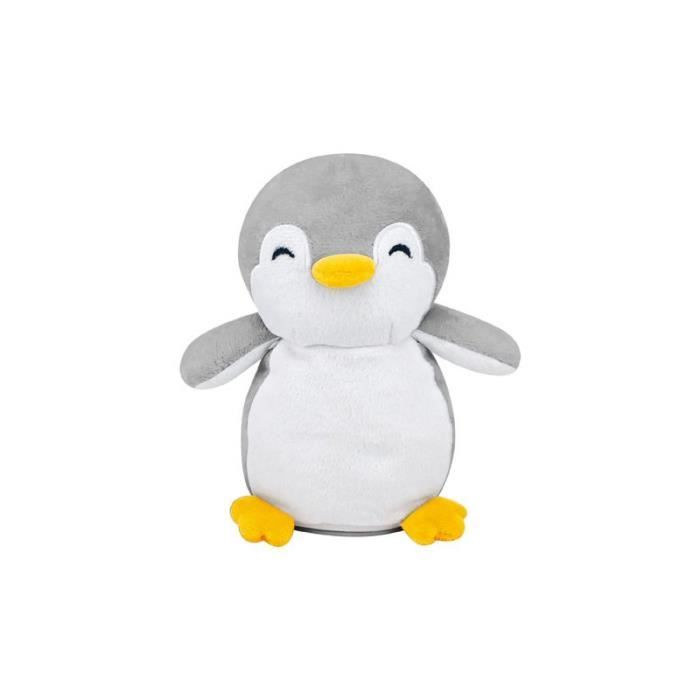 Peluche Miniso Pingouin interactif Gris
