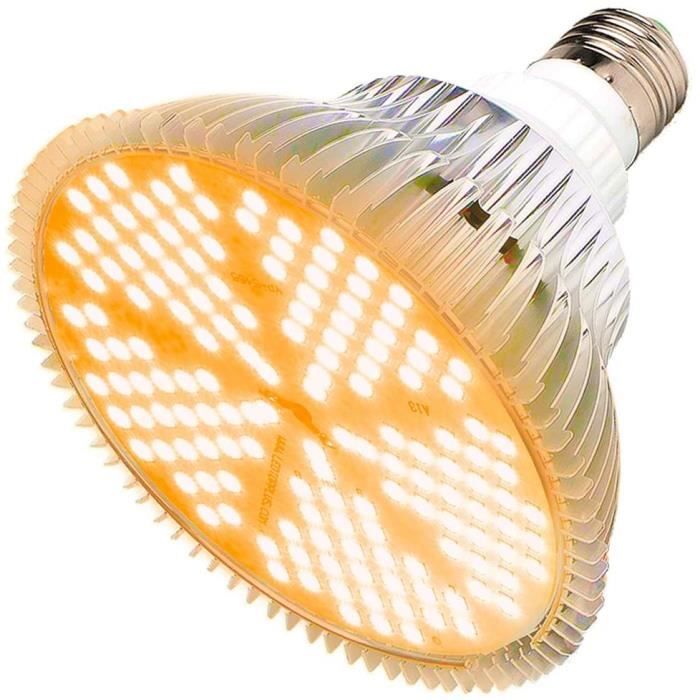 MILYN Lampe de Croissance 100W Lampe de Plante 150 LED Lampe Horticole Sunlike Spectre Complet Lampe Plante Croissance E27 LED pour