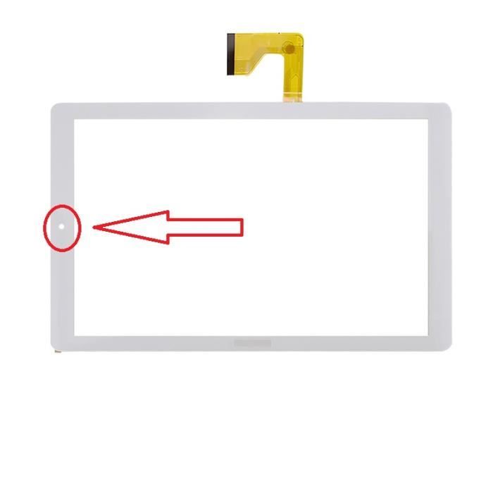 Vitre tactile blanche pour ARCHOS Core 101 3G