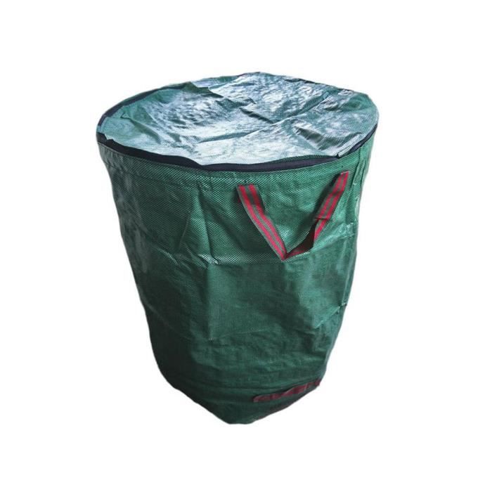 Bâche De Ramassage De Feuilles Pliable - 198 X 198 Cm - Poignées Ergonomiques - Matériau PE Robuste Et Imperméable
