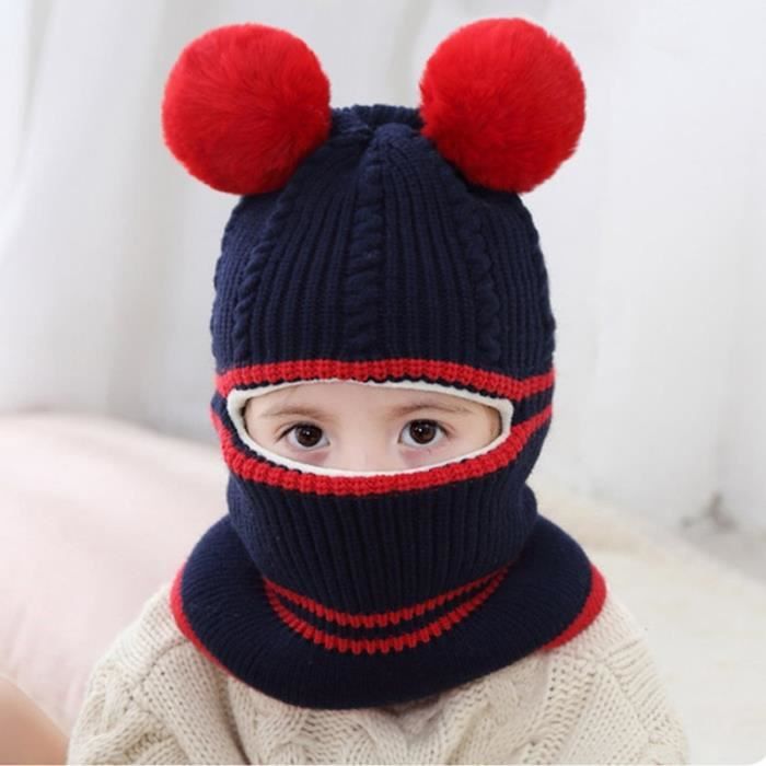 Bonnet bebe bleu marine deals
