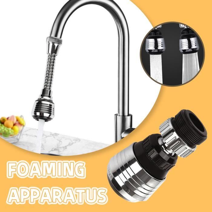 Robinet SUS304 Eau Filtrée – Pivotant 360° – Sans Plomb | Nickel Brossé