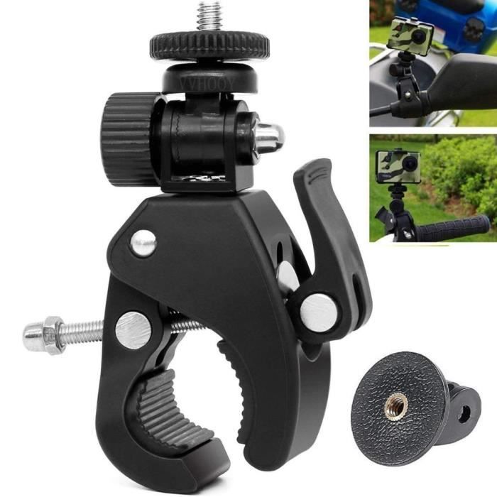 Accessoire CamescopeSupport de guidon de vélo moto pour Gopro Insta360 ONE R Polaroid XS9 XS20 XS80 XS100 XS100i iON THE GAME Air