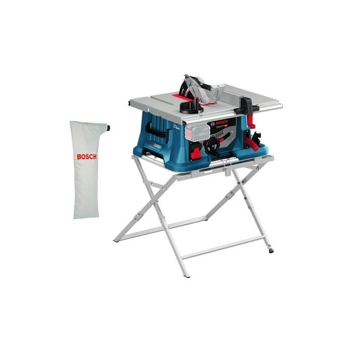 Scie sur table Bosch Professional filaire GTS 18V-126 BITURBO+GTA 56 (4500 t/min),accessoires,sans b