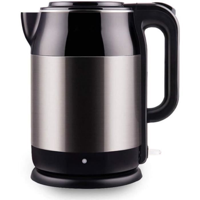 Bouilloire Électrique Lehmann AQUA BLACK 10 - 1.6L Acier Inoxydable, Maintien Température, Détartrage Auto & Écran Tactile