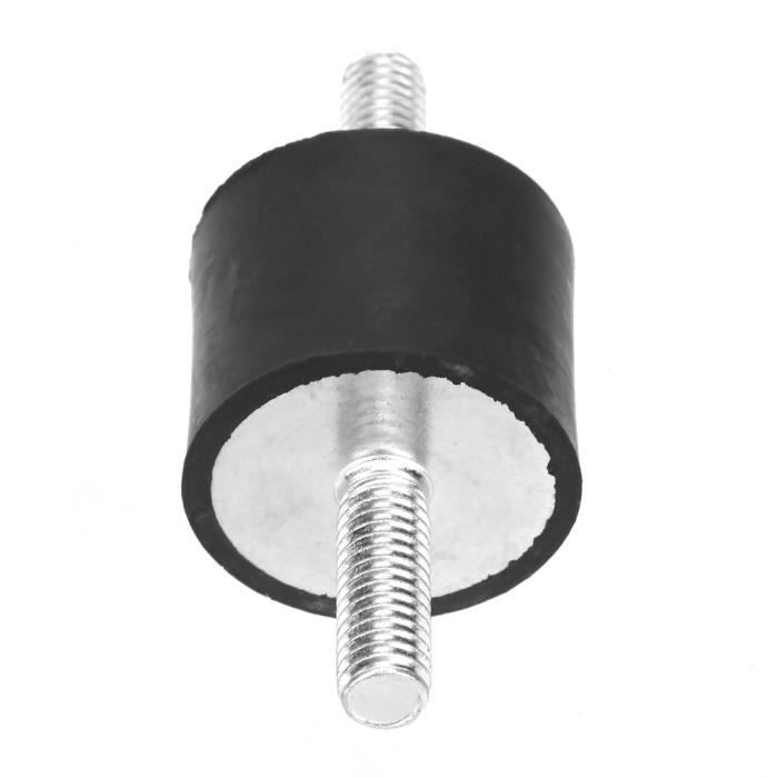 Rierousy 4 Pezzi Supporti In Gomma Ammortizzatori Di Vibrazione M8 Per Unità Esterna Dell'aria Condizionata, Piedini Antivibrazione In Gomma, Ammortizzatori Di Vibrazione Antiscivolo Per Supporto A