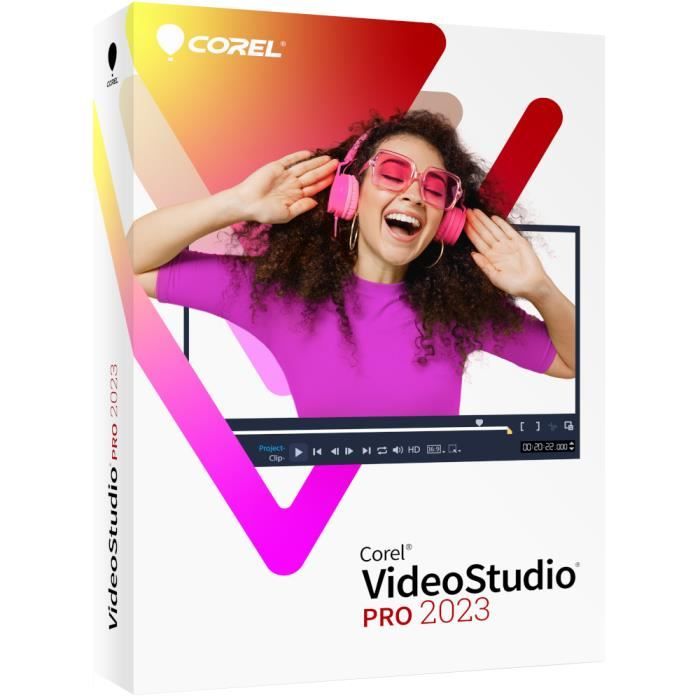 Corel VideoStudio Pro 2023 - licence perpétuelle - 2 appareils - A télécharger