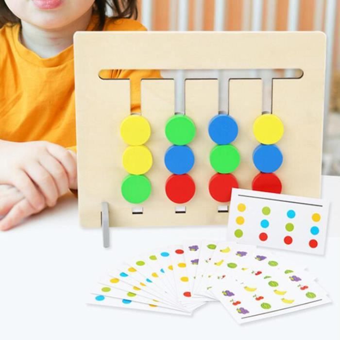 Jouets éducatifs cognitifs, blocs de construction intelligents en bois Montessor Jouets éducatifs cognitifs, blocs de construction intelligents en bois Montessor