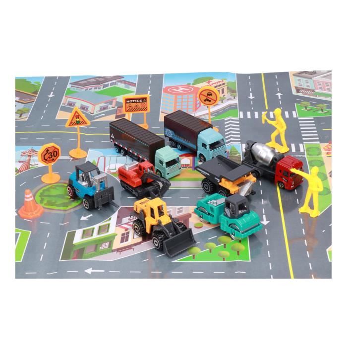 Miniature 1:64 alliage Construction jouets réaliste pelle grue mélangeur chariot
