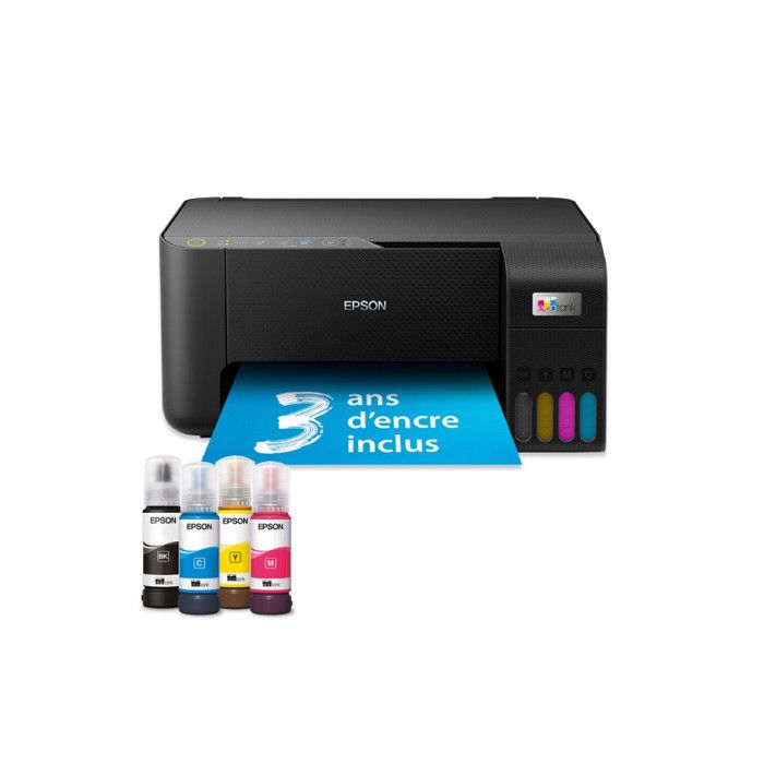 Epson EcoTank ET 2865 Imprimante multifonctions couleur jet d encre ITS A4 (support) jusqu à 10 ppm (impression) 100 feuilles