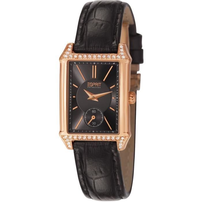Montre femme sales esprit bracelet cuir
