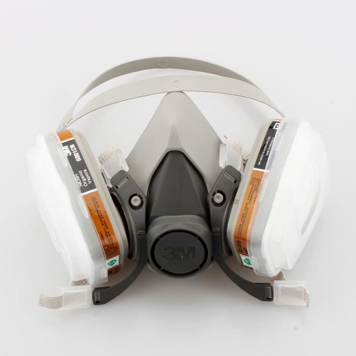 Ensemble de respirateur à demi-masque N95 Comfort-AirMD 400Nx noir sans soupape d'expiration, Élastomère/Caoutchouc, SGX135 main image 1