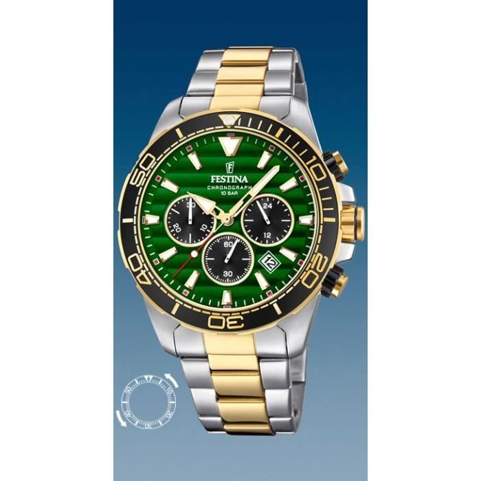 Montre festina verte clearance