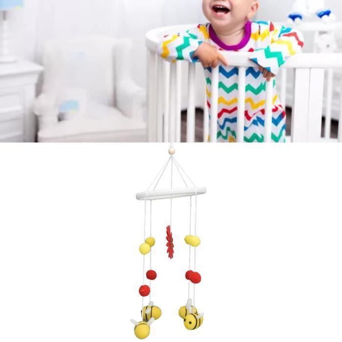 Mobile Pour Lit Bébé F Fityle - Décoration Chambre Bébé Ours, Jouet Sensoriel 23x45 Cm