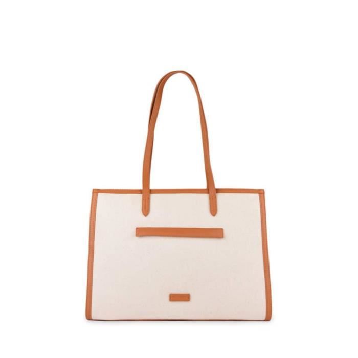 Sac hexagona beige sale