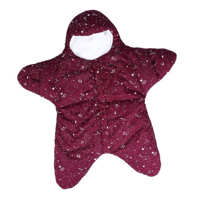 Sac De Couchage Chaud Automne Et Hiver Etoile De Mer Nouveau Ne Bebe Anti Coups De Pied Coton Pour Bebe 6 Mois Rouge Cdiscount Puericulture Eveil Bebe