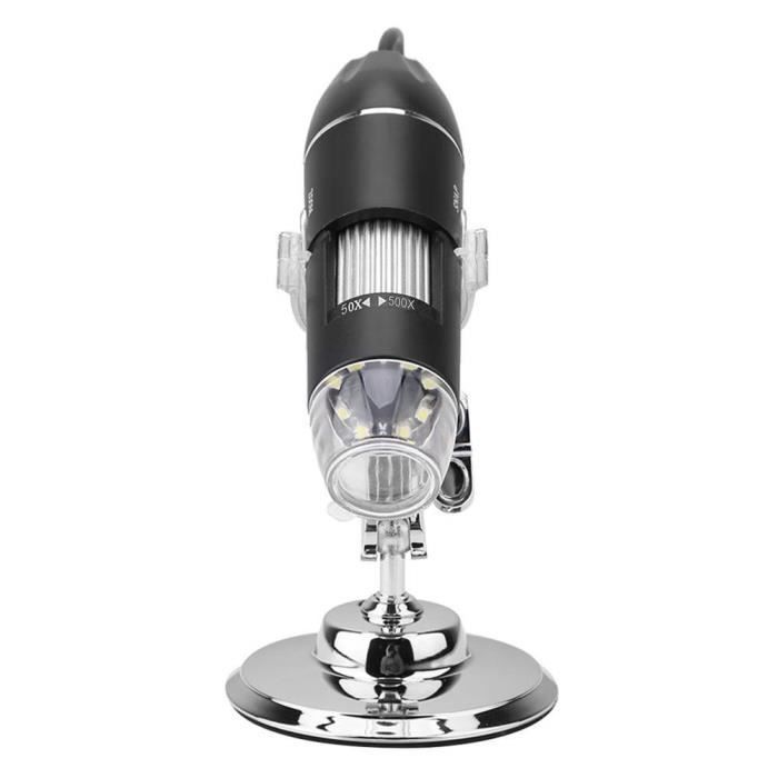 Microscope Numérique Portable - Grossissement Jusqu'à 500X - Pratique Avec éclairage LED - Neuf