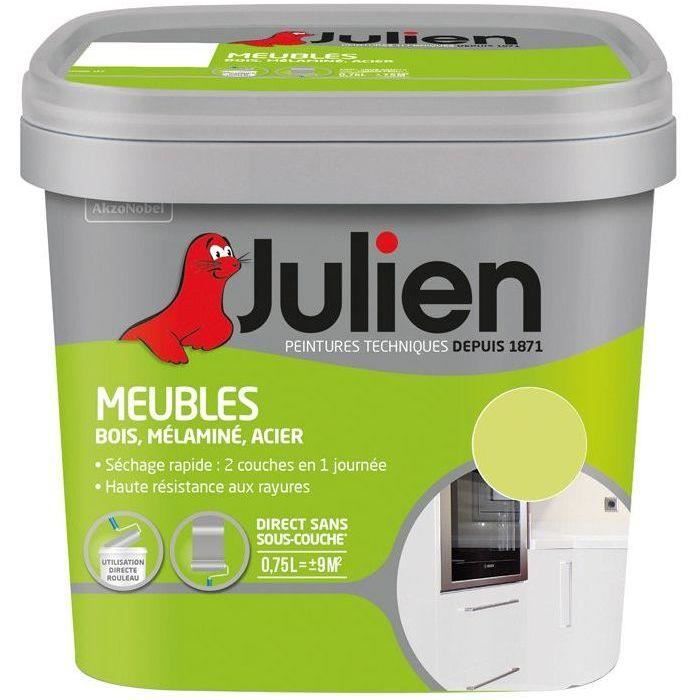 peinture meuble brillant 0 75l vert pomme cdiscount bricolage