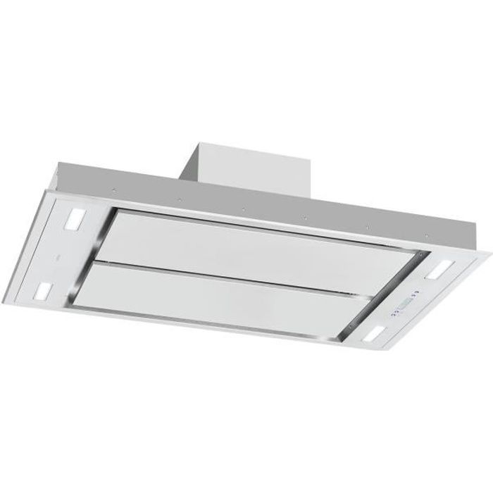 Klarstein Secret Service Hotte Aspirante De Plafond 220w 3 Niveaux Eclairage Led Panneau Tactile Debit D Air 800m H Inox Achat Vente Hotte Cdiscount
