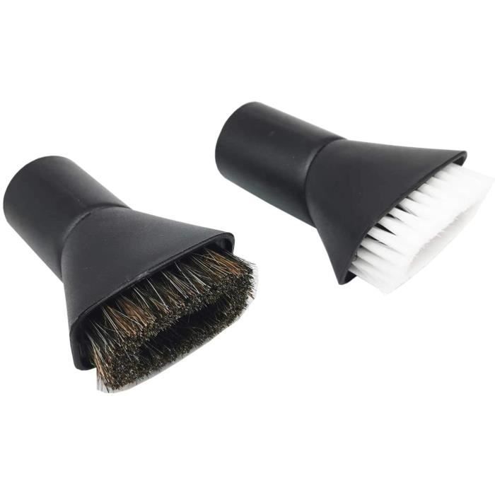 Brosse Aspirateur Universel pour Kärcher WD5, WD6, Forte Aspiration, Réutilisable, Convient au Nettoyage des Salles de Séjour, des Chambres et des Salles de Bains (Noir