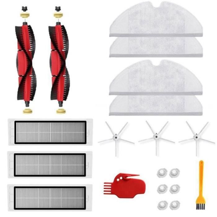 Kit Accessori Per Aspirapolvere Robot Xiaomi Roborock S6 S60 S65 S5 MAX T6 – Spazzole, Filtri, Panni E Nuclei