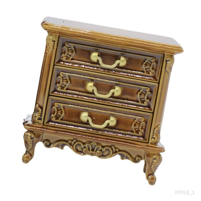 Ensemble de 2 chaises de maison de poupée Biedermeier