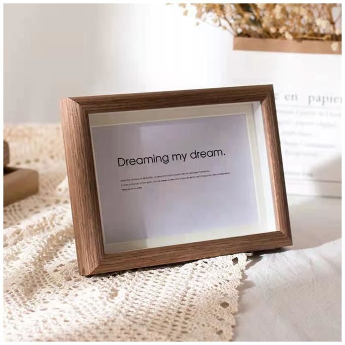 Cadre Photo 'My First Year' GMFrames - Pour 12 Photos Mensuelles + 1 Photo Principale - Blanc Avec Passe-partout