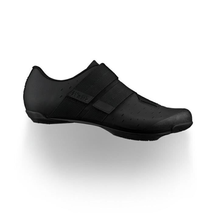 Chaussures De Cyclisme Fizik Tempo Powerstrap, Noir, Taille 43.5 (10 1/4 US), Neuves